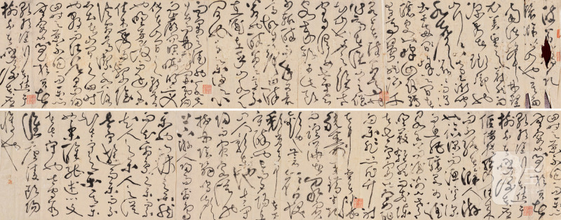 明 文台 《醉翁亭记》草书手卷